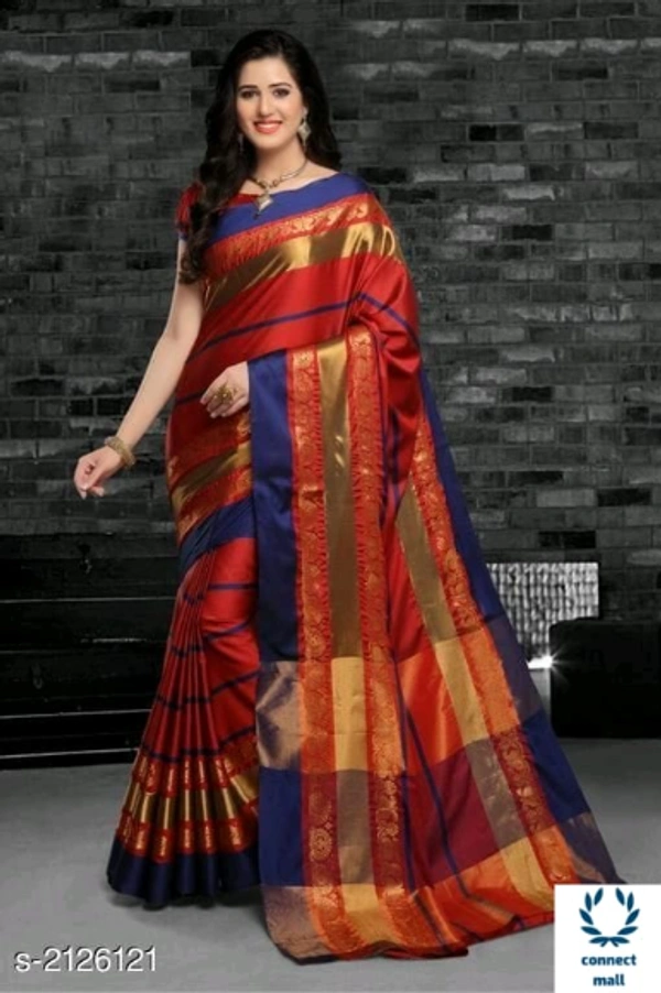 Attractive Soft Cotton Silk Saree - Size: Saree Length - 5.5 MtrBlouse Length - 0.8 Mtr, Soft Cotton Silk, Zari Work, Pack Of :1